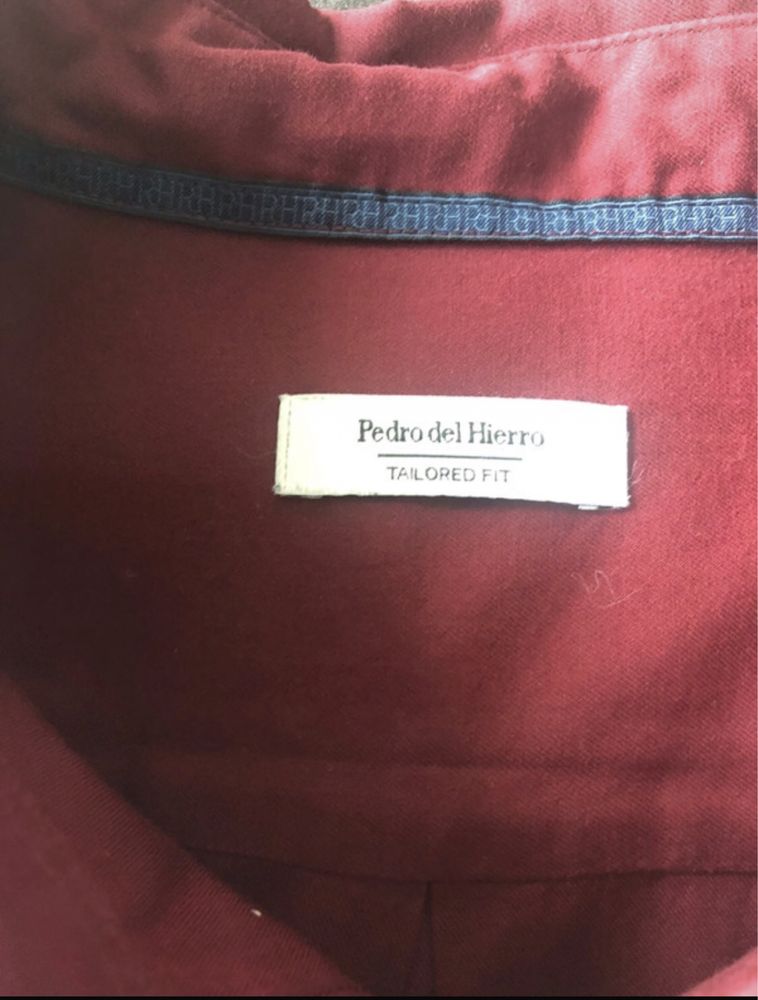 Camisa bordeaux Pedro del Hierro