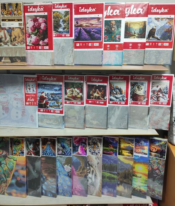 Алмазная живопись 30*40 см, 40*40 см. 40*50 см.