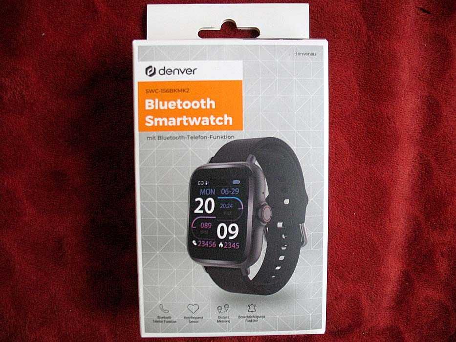 Zegarek - telefon - Denver _SWC-156BKMK2_Smartwatch
