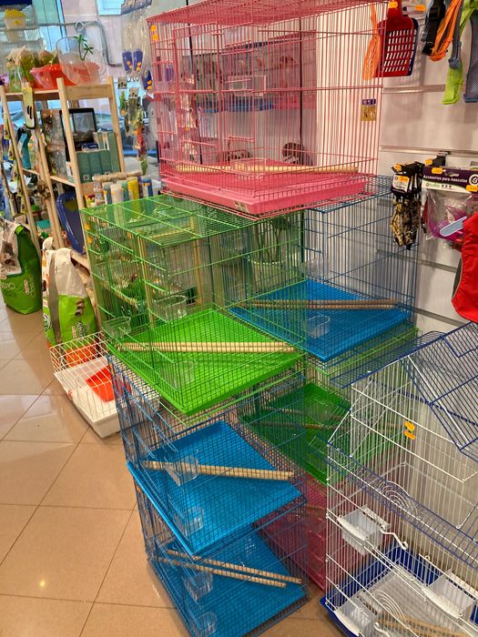 Gaiolas Pássaros Grandes ( Roseicollis, Caturras , etc ) Loja