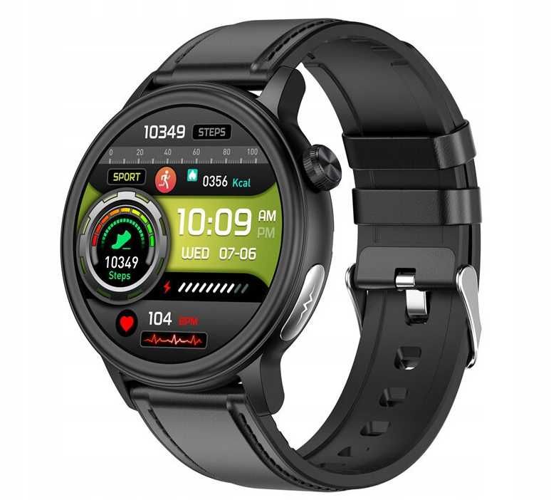 Smart Watch ET470 1.39-calowy ekran HD monitorowanie zdrowia funkcje