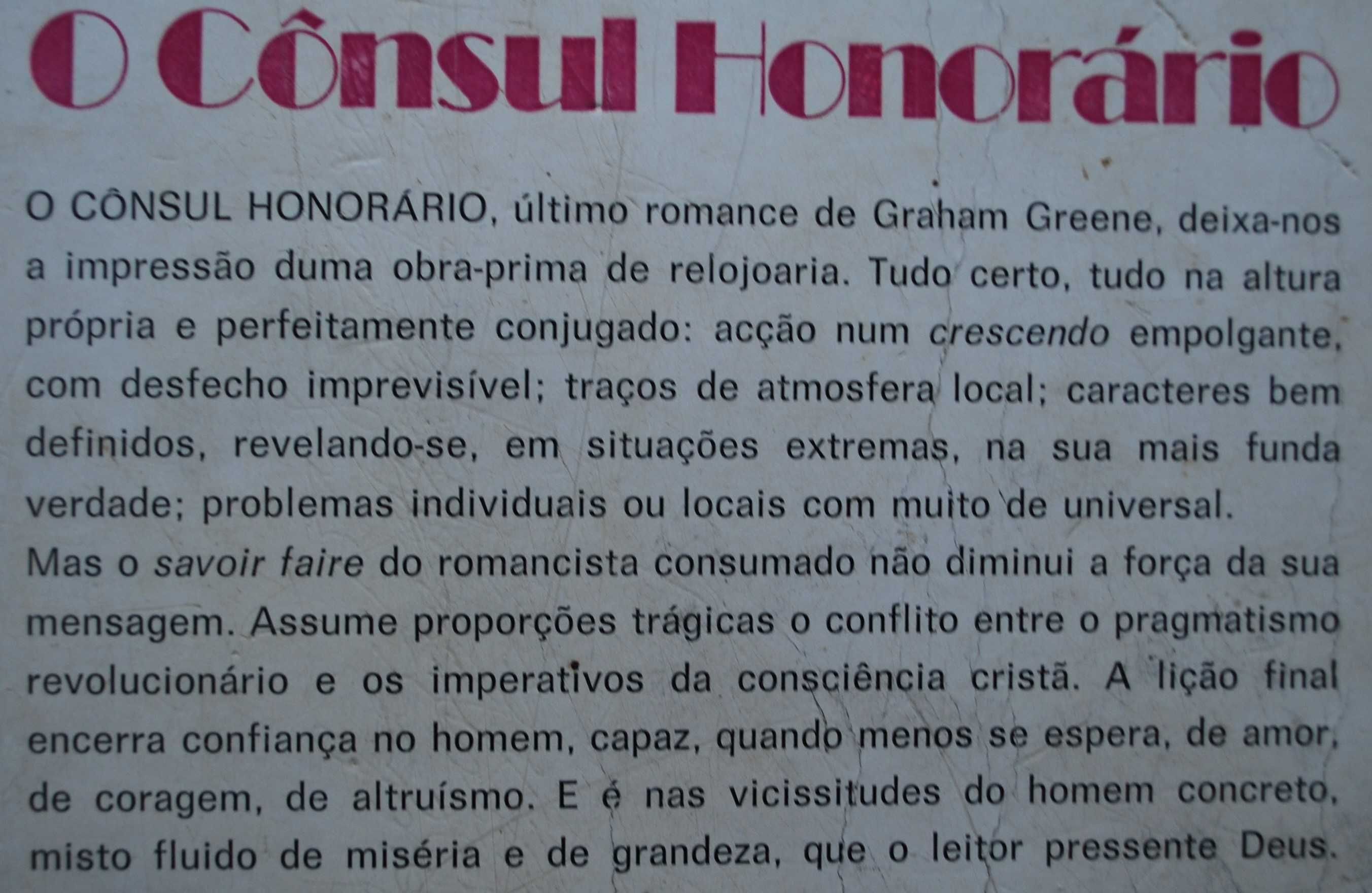 O Consul Honorário de Graham Greene -1ª Edição 1973
