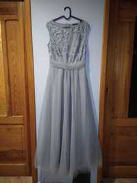 Nowa długa suknia ORSAY rozmiar 38 szara
