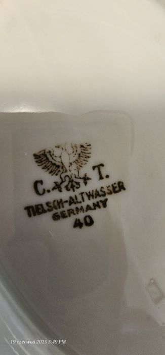 Serwis Obiadowy Porcelana Niemcy