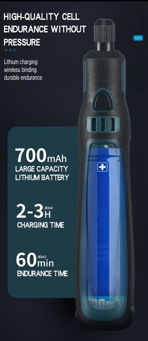 Wysokoobrotowa mini multi szlifierka wielofunkcyjna jak Dremel Nowa