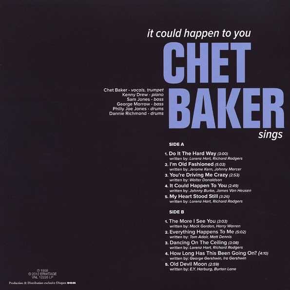 CHET BAKER- It Could Happen To You- LP- nowa , folia