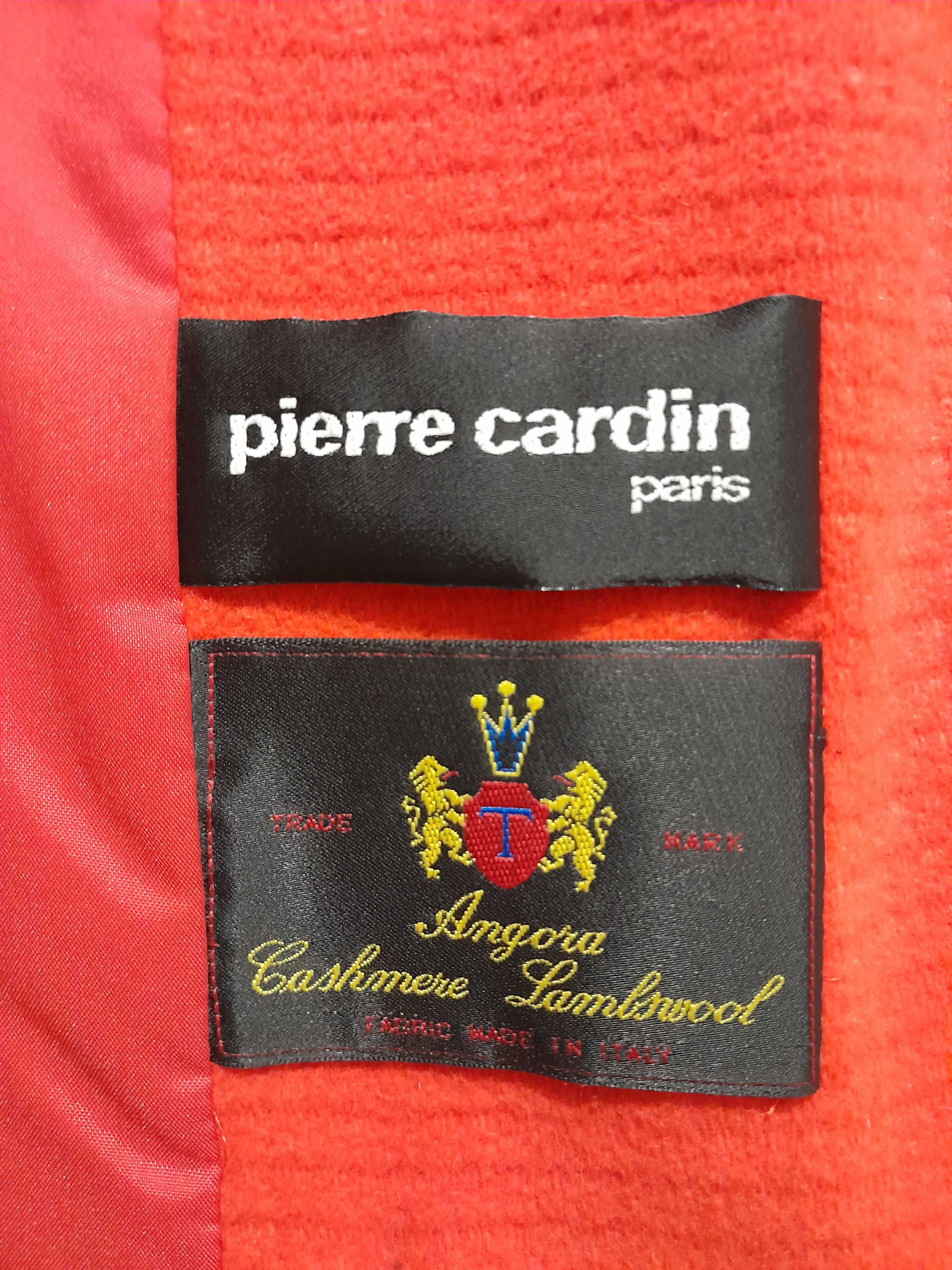 Płaszcz czerwony Pierre Cardin