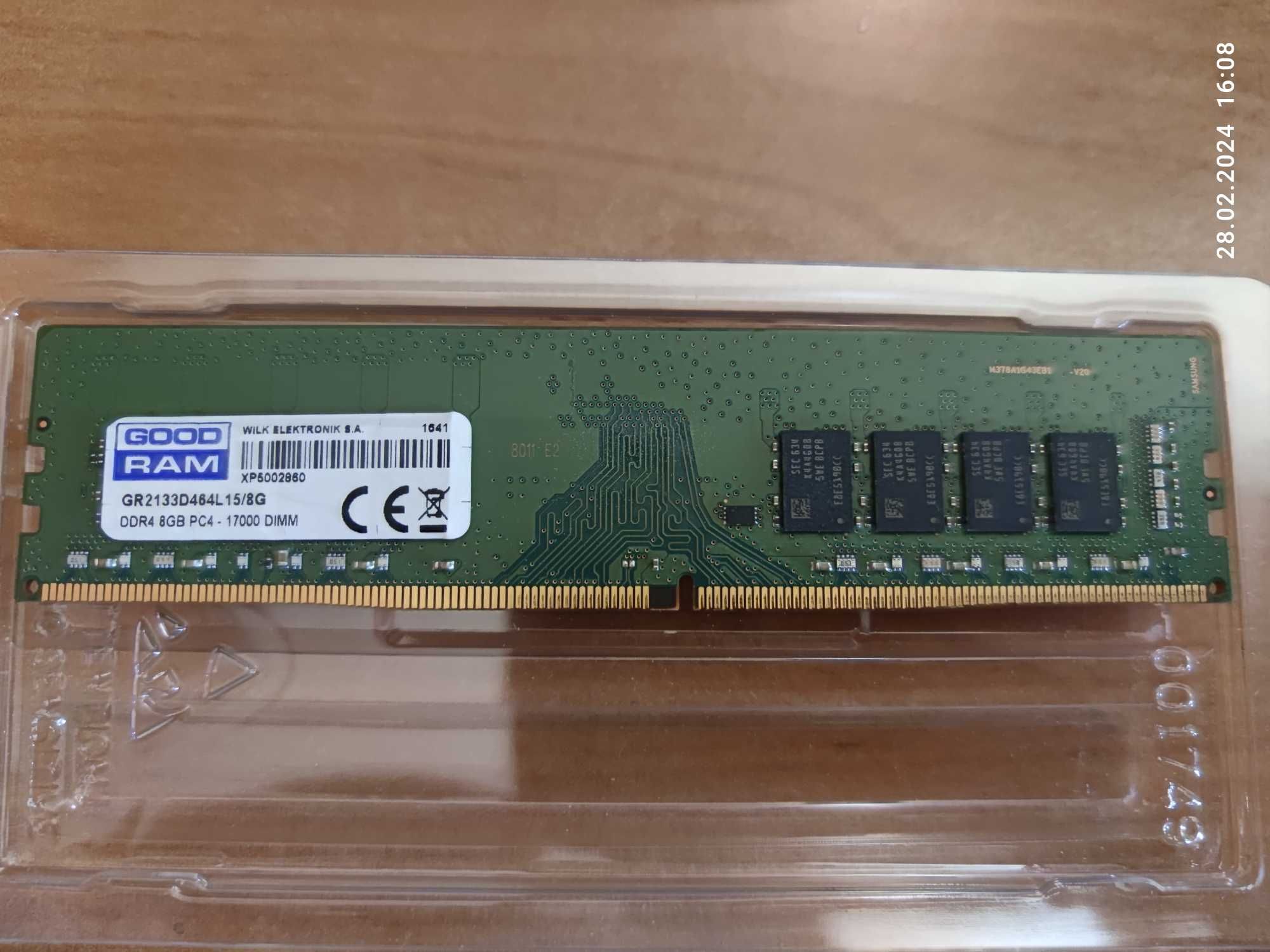 Память оперативка Good Ram 8Gb DDR4