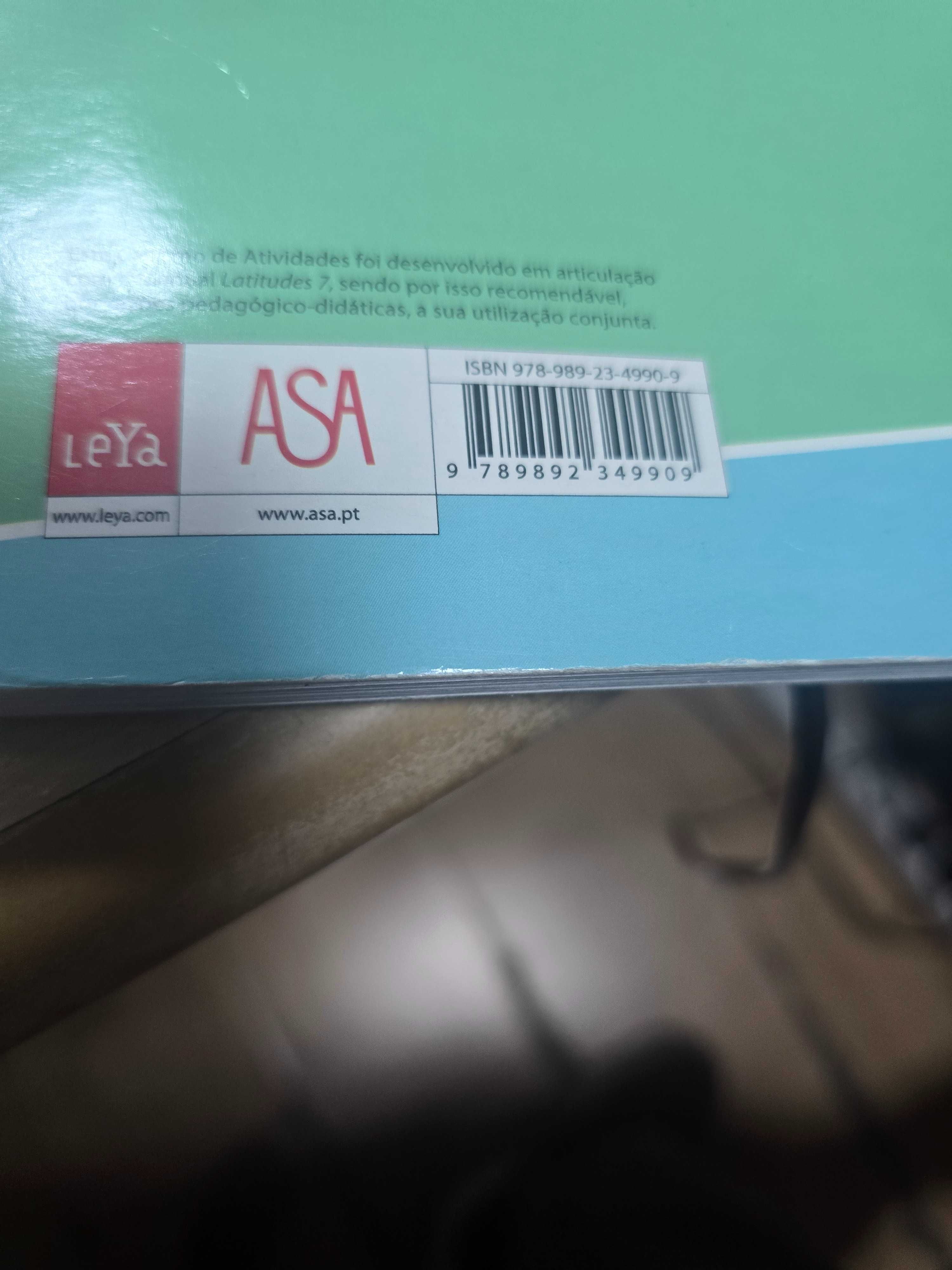 Caderno de atividades Geografia Latitutes 7 °ano