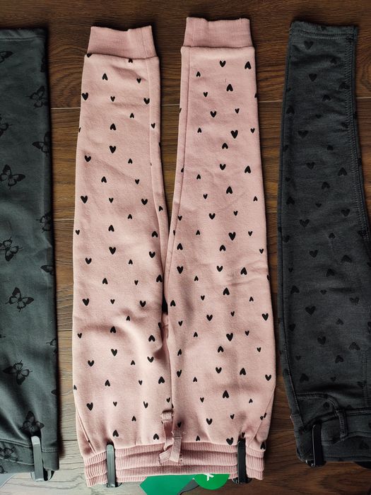 3x Spodnie H&M dla dziewczynki 4-5 (110) NOWE