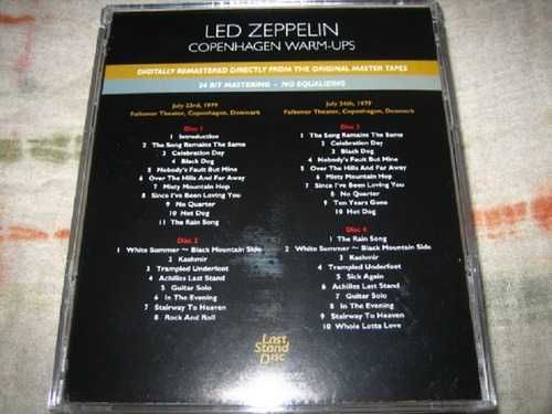 Led Zeppelin - Copenhagen Warm-Ups - 1979 Box Set 4CD (Japan)
