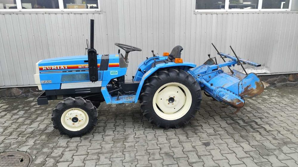 Japoński traktorek Kumiai MT1601D 16 KM z glebogryzarką 4x4