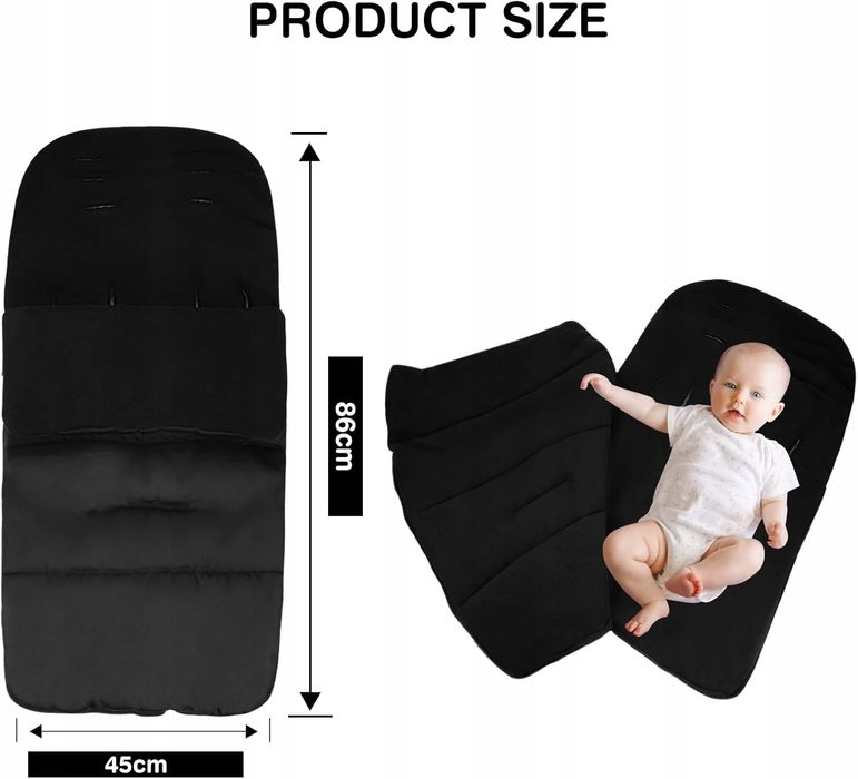 Luchild Śpiwór Do Wózka Dziecięcego, Spacerowego Miękki I Wodoszczelny