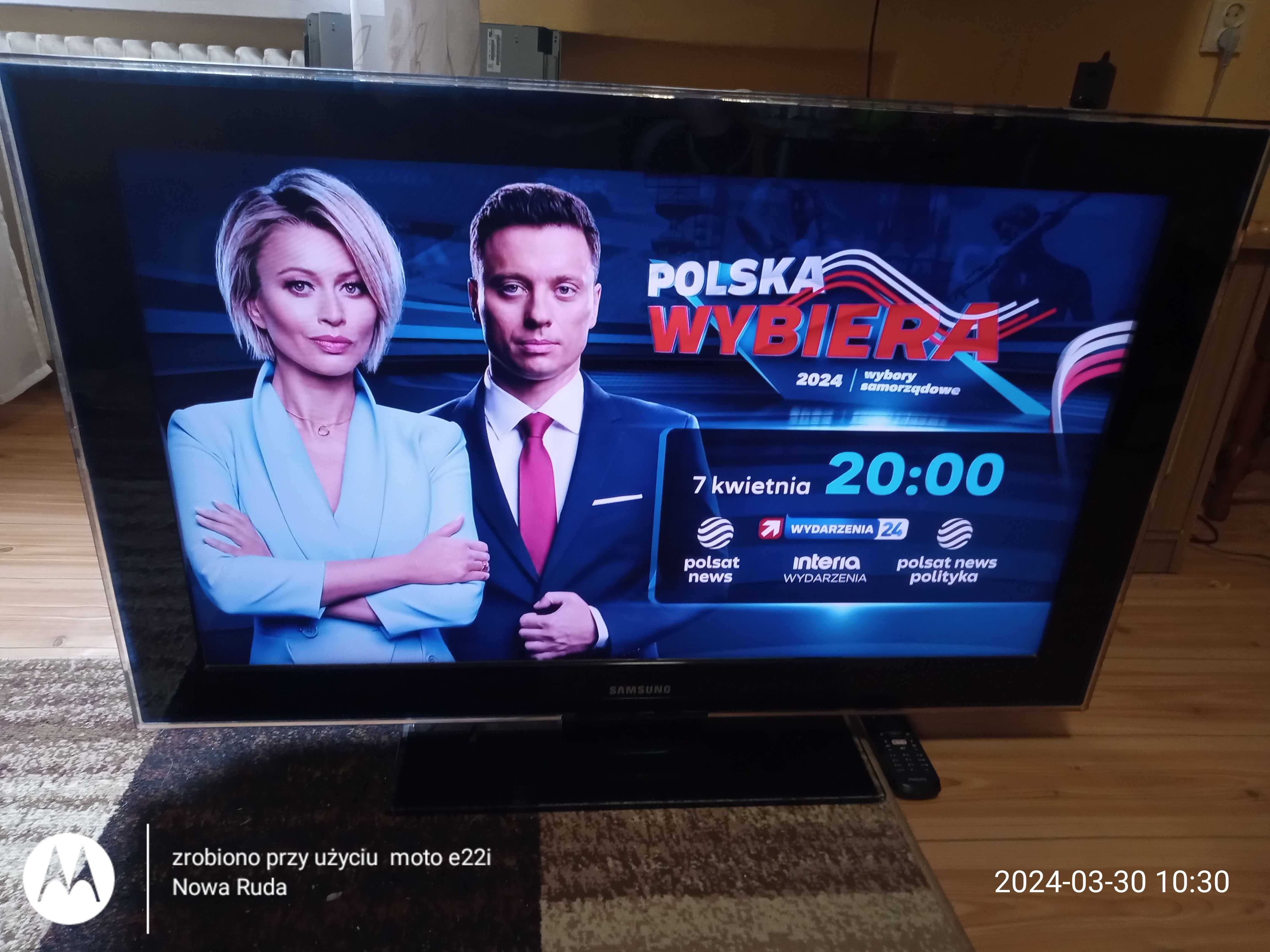 Samsung 40" LEA786R2FXX,piękny obraz,super kolory,przestrzenny dźwięk.