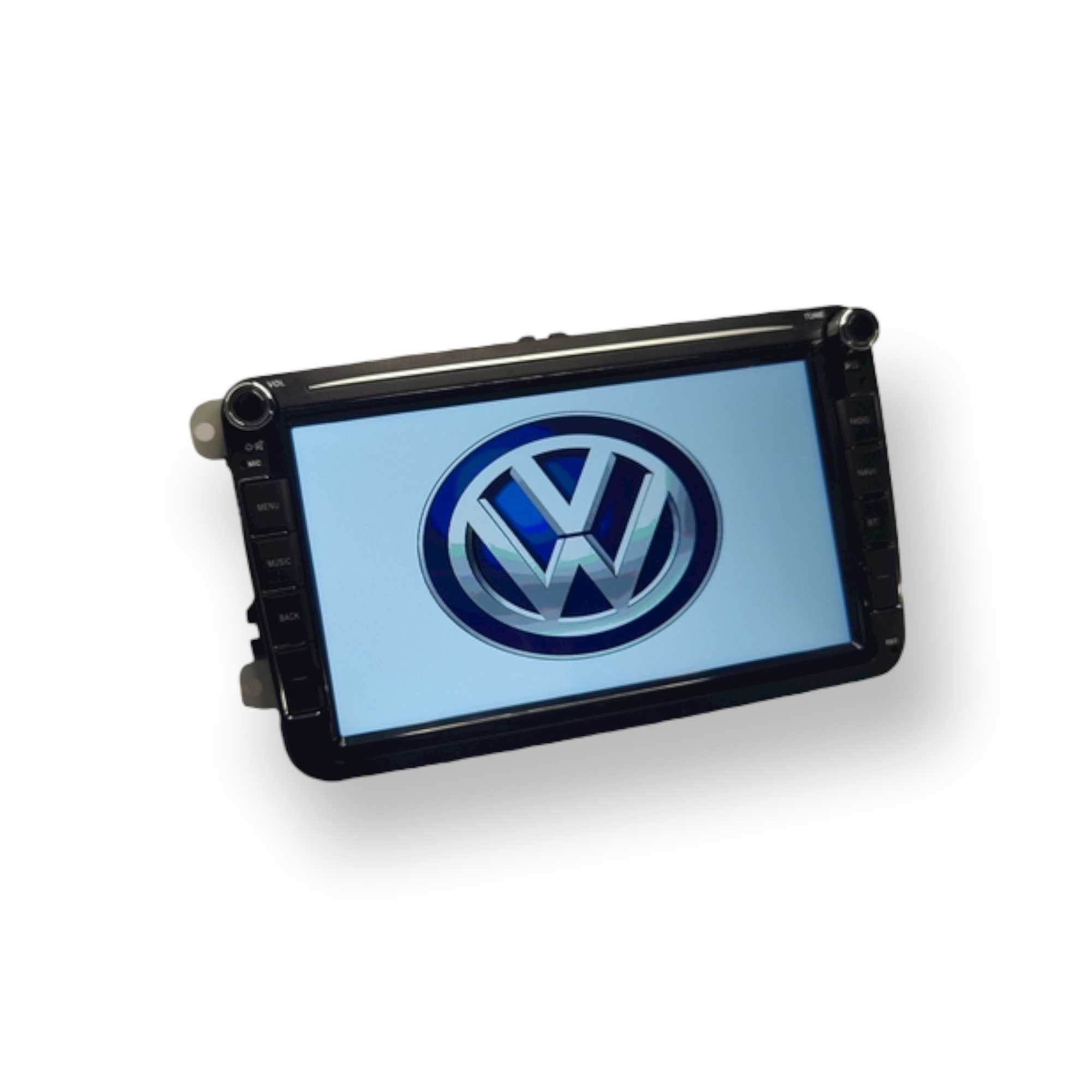 Rádio Volkswagen VW SEAT SKODA Android 11 – 2 DIN GPS WIFI 8 Polegadas