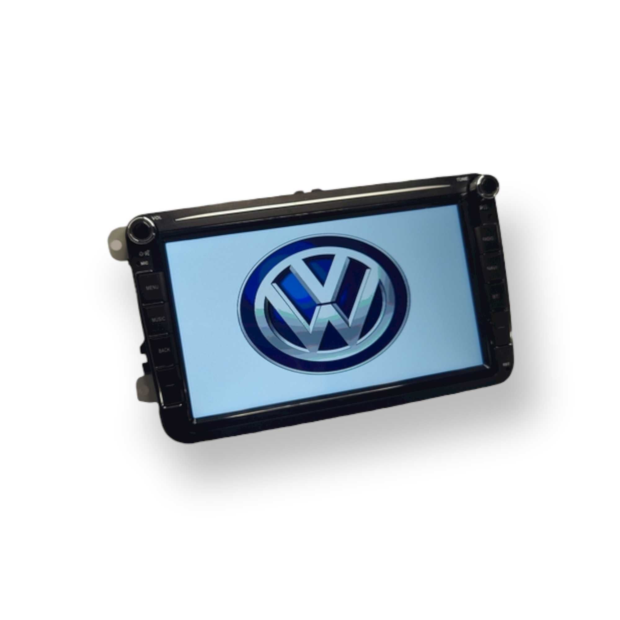 Rádio Volkswagen VW SEAT SKODA Android 13 – 2 DIN GPS WIFI 8 Polegadas