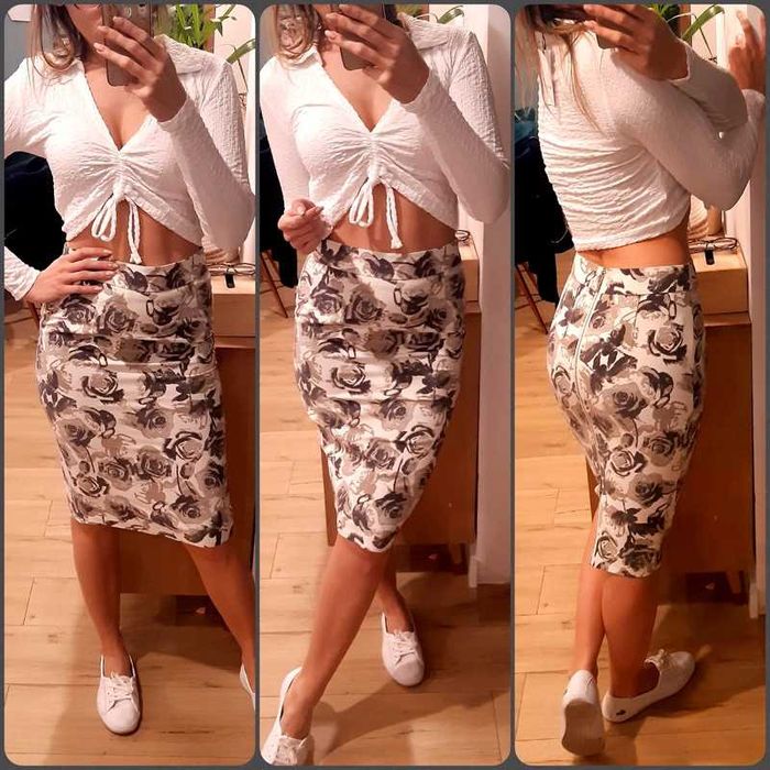 Nowa z metką Mohito bluzka top cropp r. S