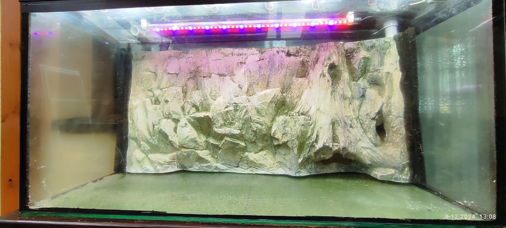 Akwarium 200l z szafką i filtrami tłem komplet