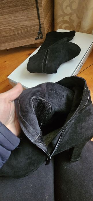 Чоботи замш зима