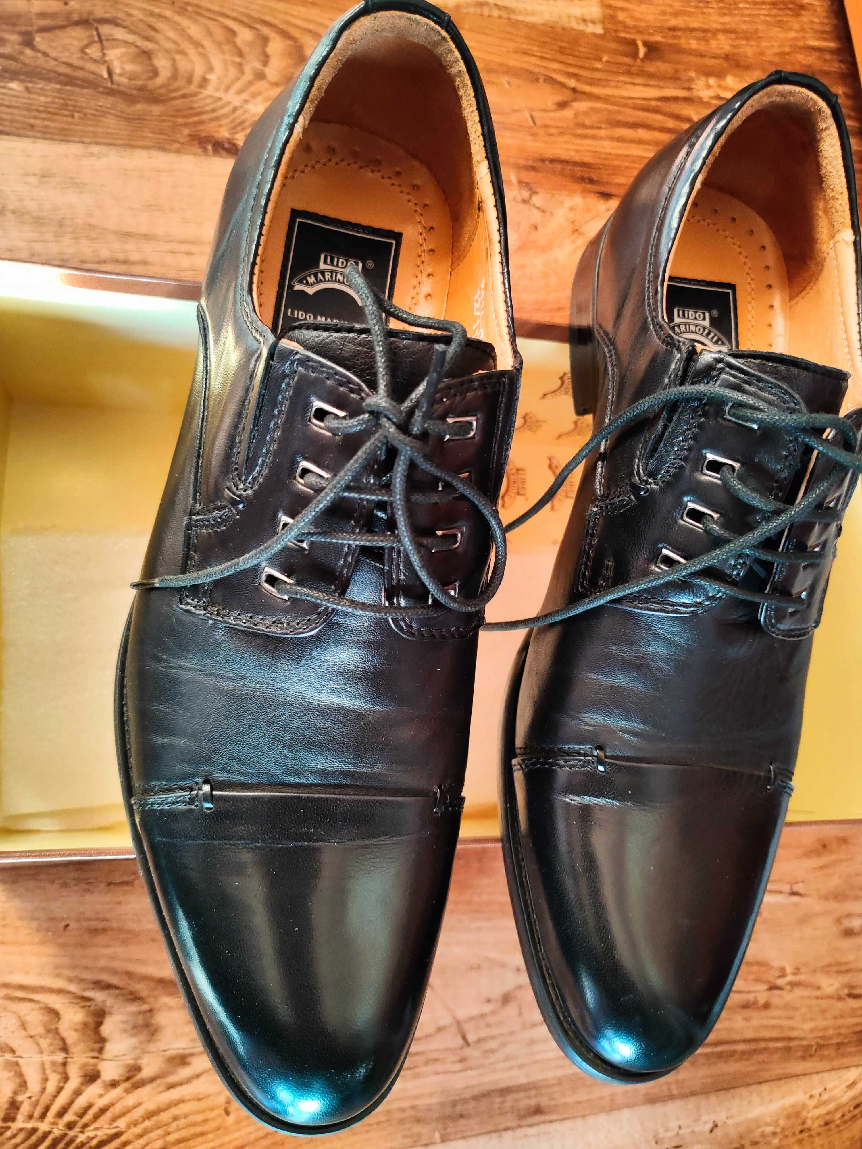 Туфли кожаные черные 40 размер