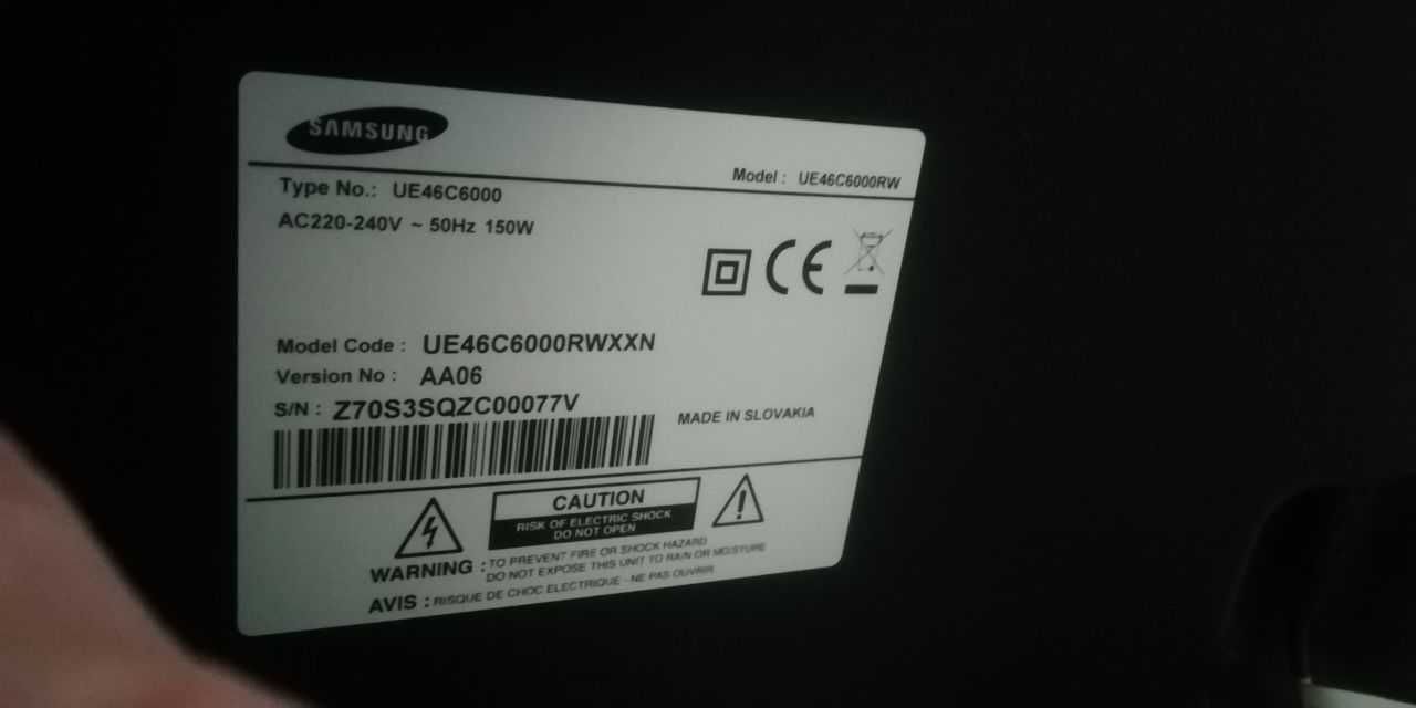 LED телевізор Samsung UE46C6000