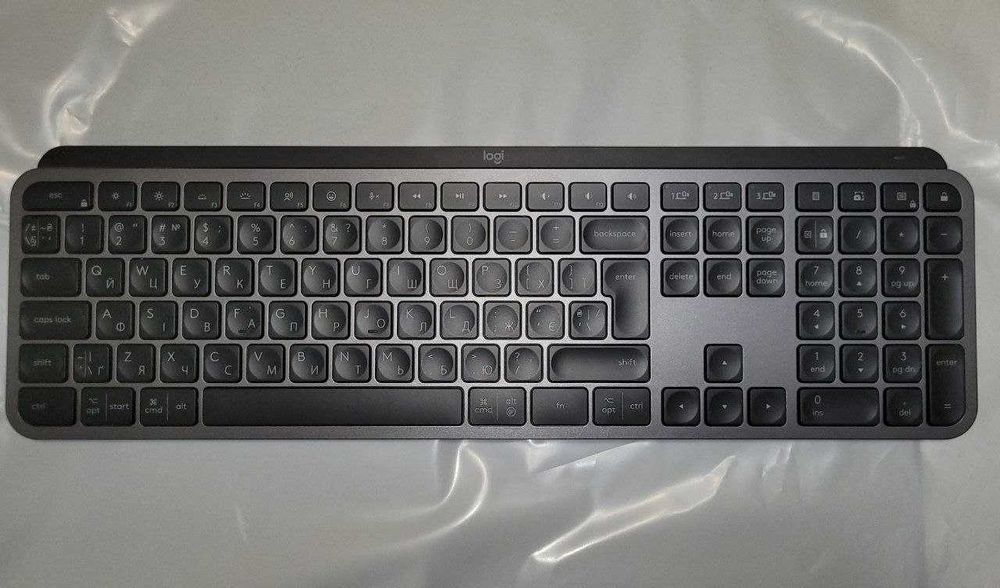 Бездротова клавіатура Logitech MX Keys S Graphite UA
