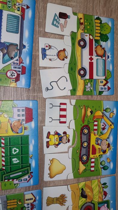 Лото пазл службові машини Granna, твердий картон