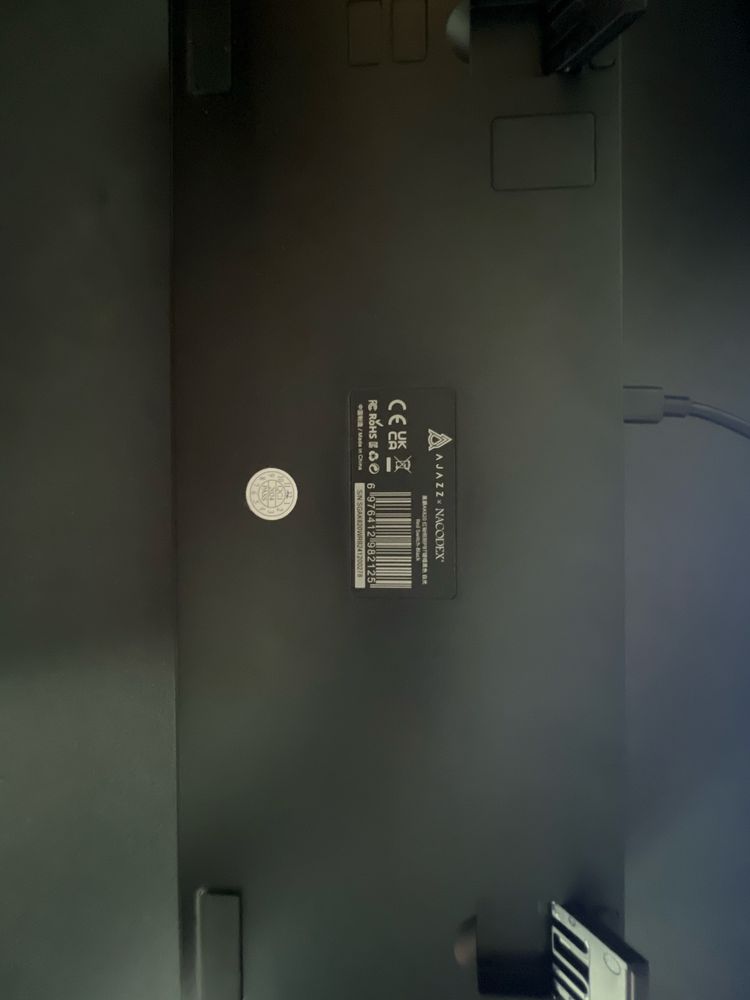 Клавіатура Ajazz AK820 Red Switch-Black