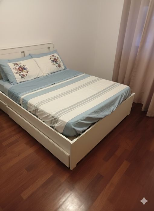 cama casal c/ 2 gavetas