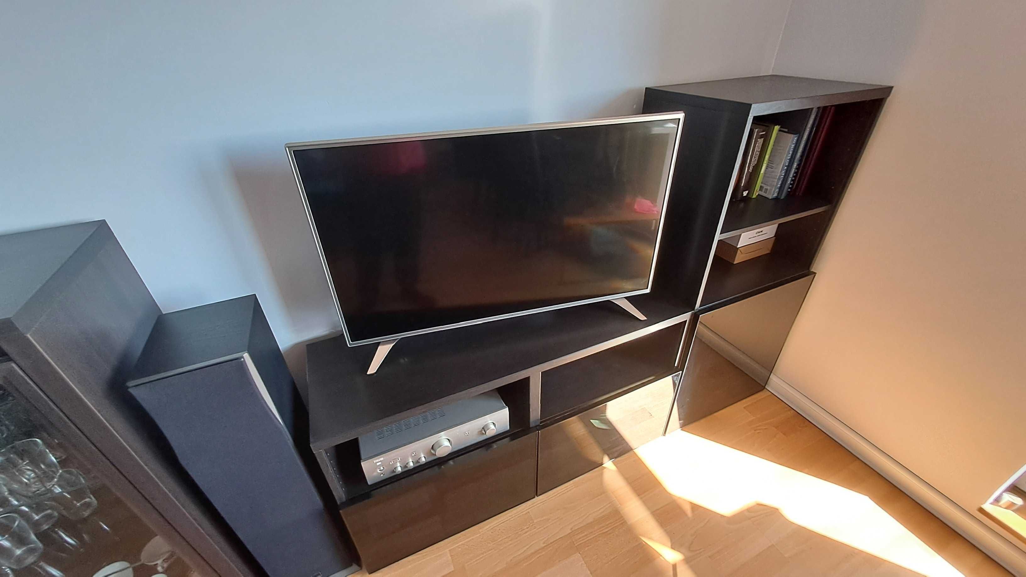 Szafka RTV IKEA BESTA czarnobrąz stan idealny