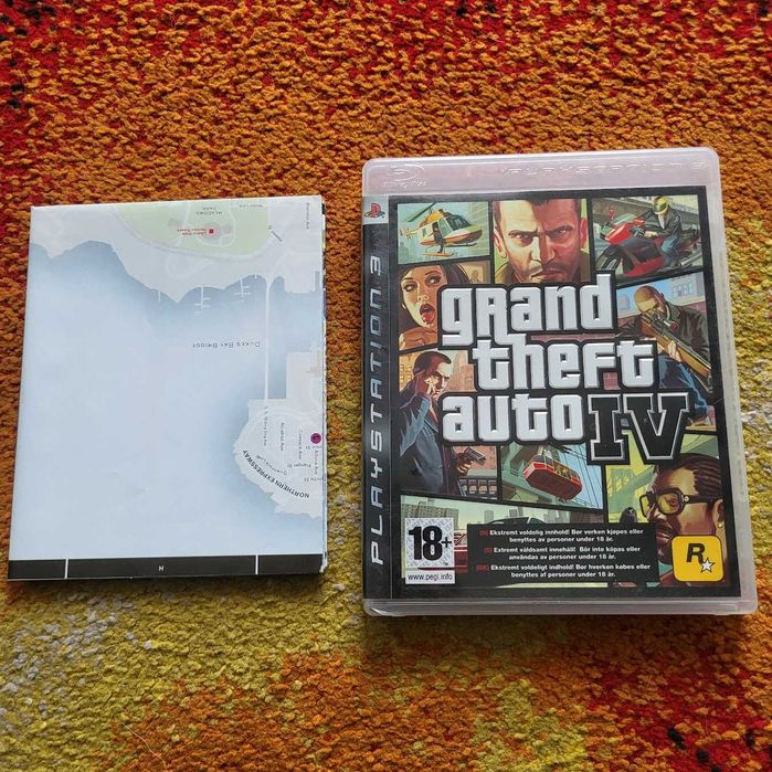 Grand Theft Auto GTA IV 4 PS3 Playstation 3 + Mapka, Skup/Sprzedaż