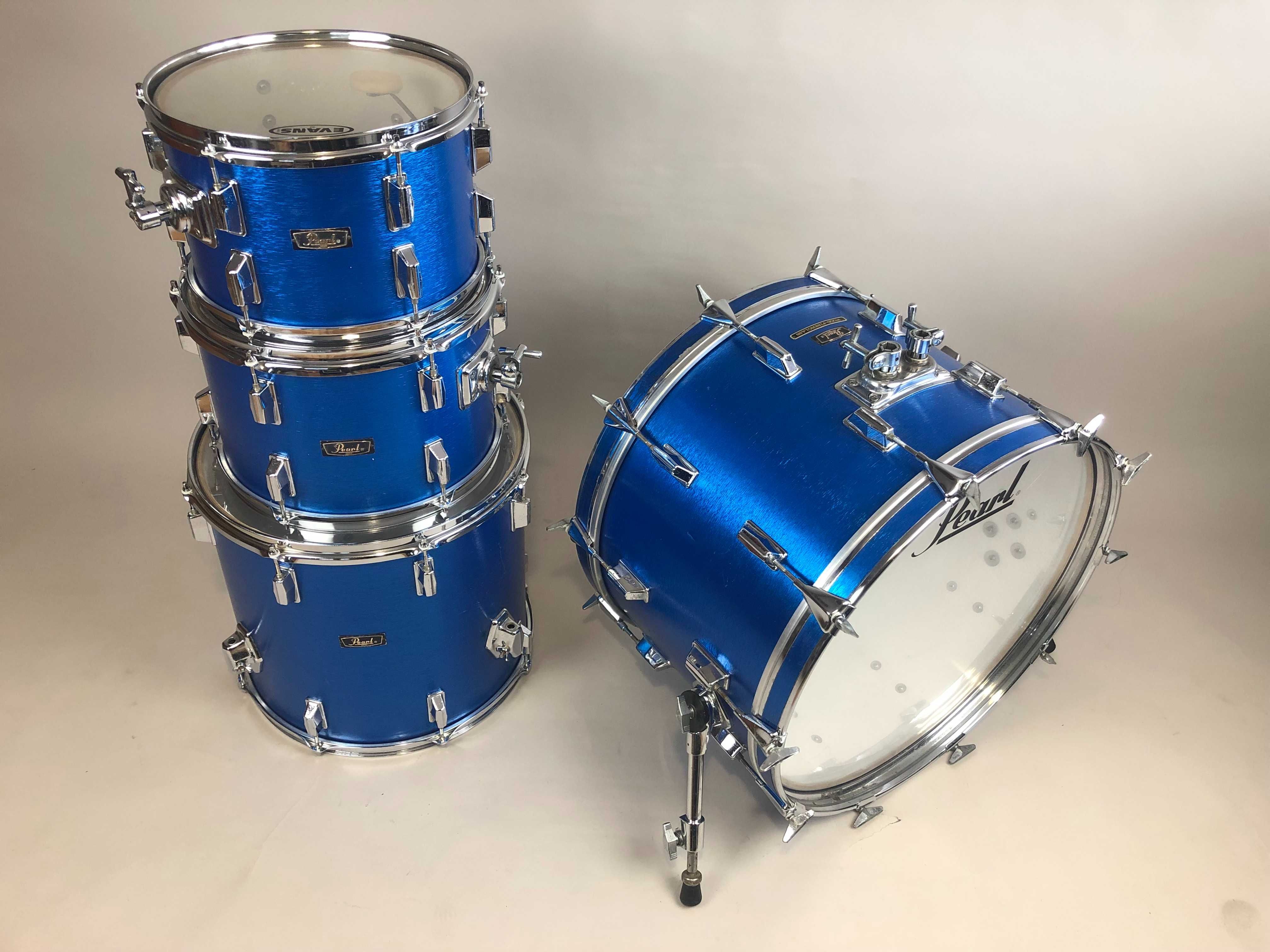 Pearl Wood-Fiberglass 1970s Blue - 22/12/13/16 Vintage