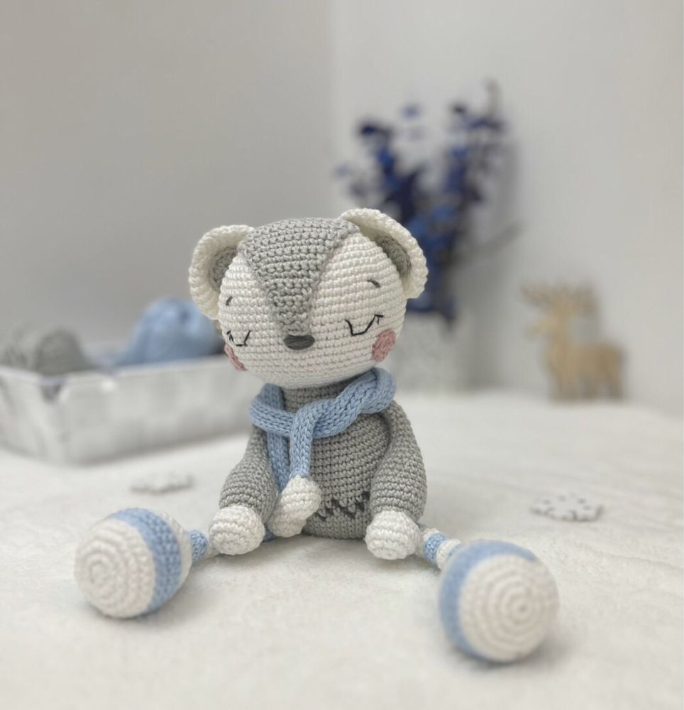 Urso polar em croche / amigurumi