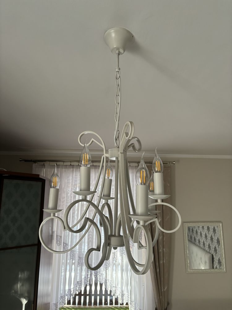 Lampa wisząca żyrandol Zuma Line Candle RLD94757-6