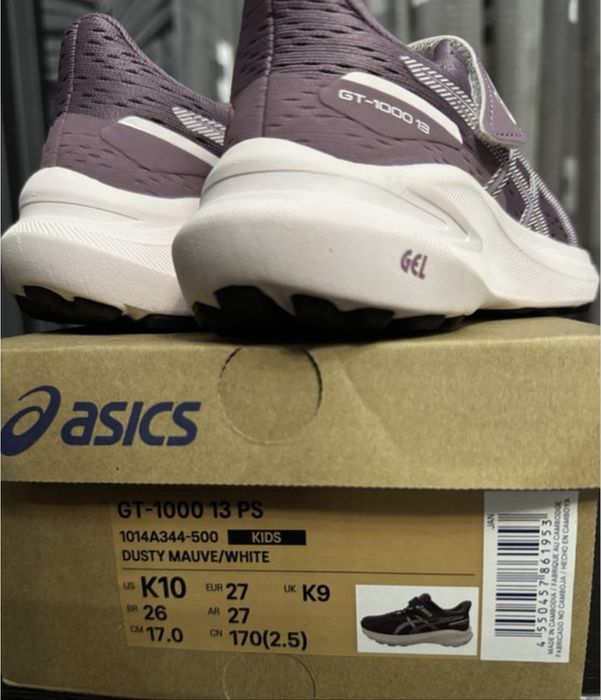 Кросівки дитячі бренду Asics Gt-1000 13 ,27 розмір.