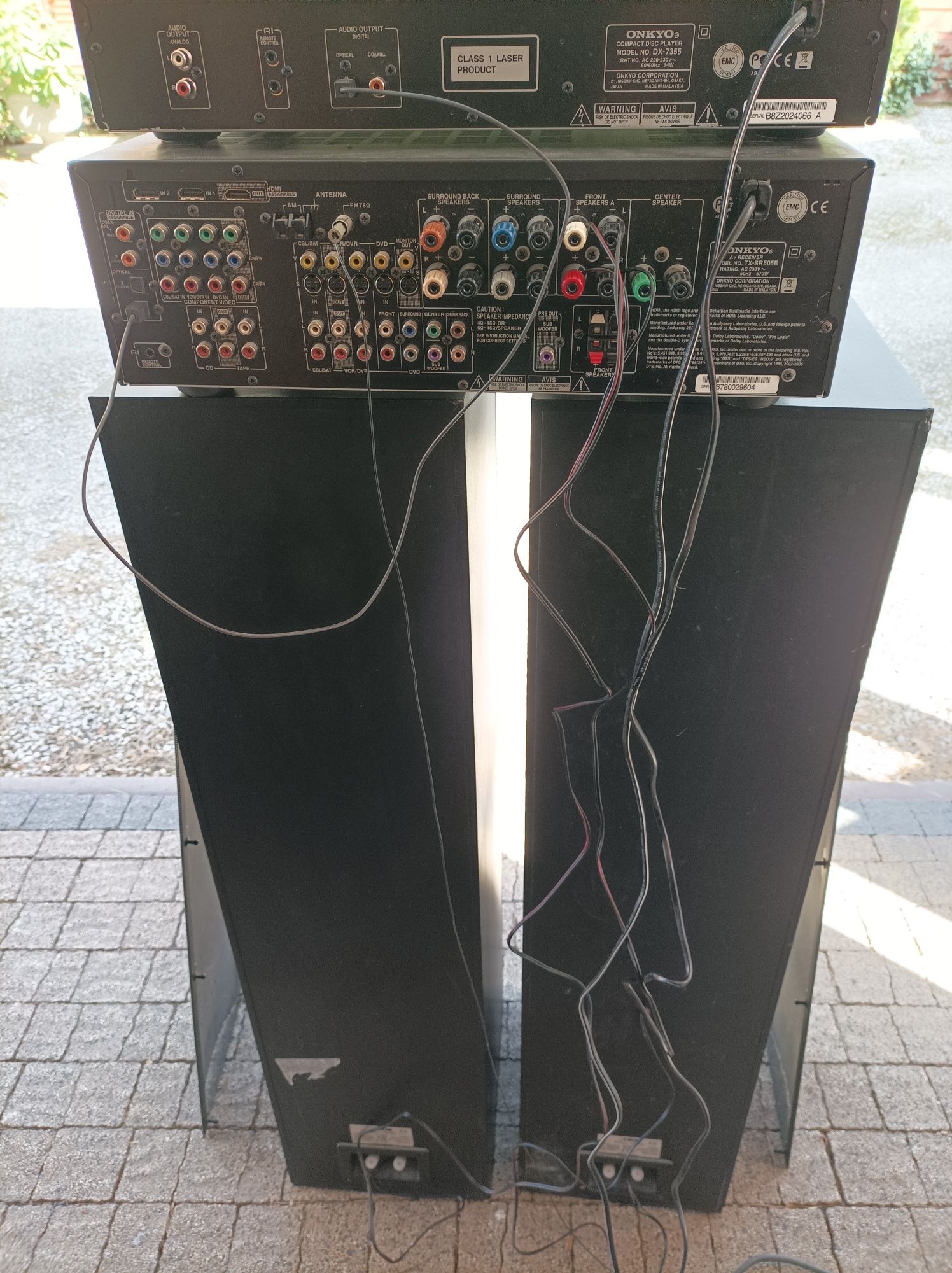 Amplituner/kino Onkyo TX-SR505E.Super stan! Tanio!