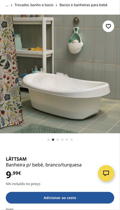 Banheira bebe ikea