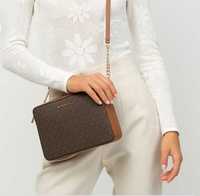 Сумка Michael Kors Jet Set Large Saffiano Leather Crossbody оригінал