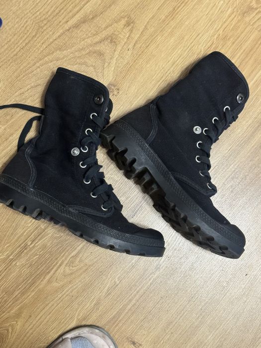 Продам кеды (сапожки) palladium черные