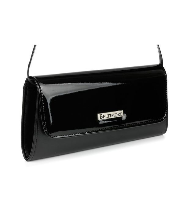 Czarna Damska Torebka Kopertówka wieczorowa Beltimore wyjściowa modna