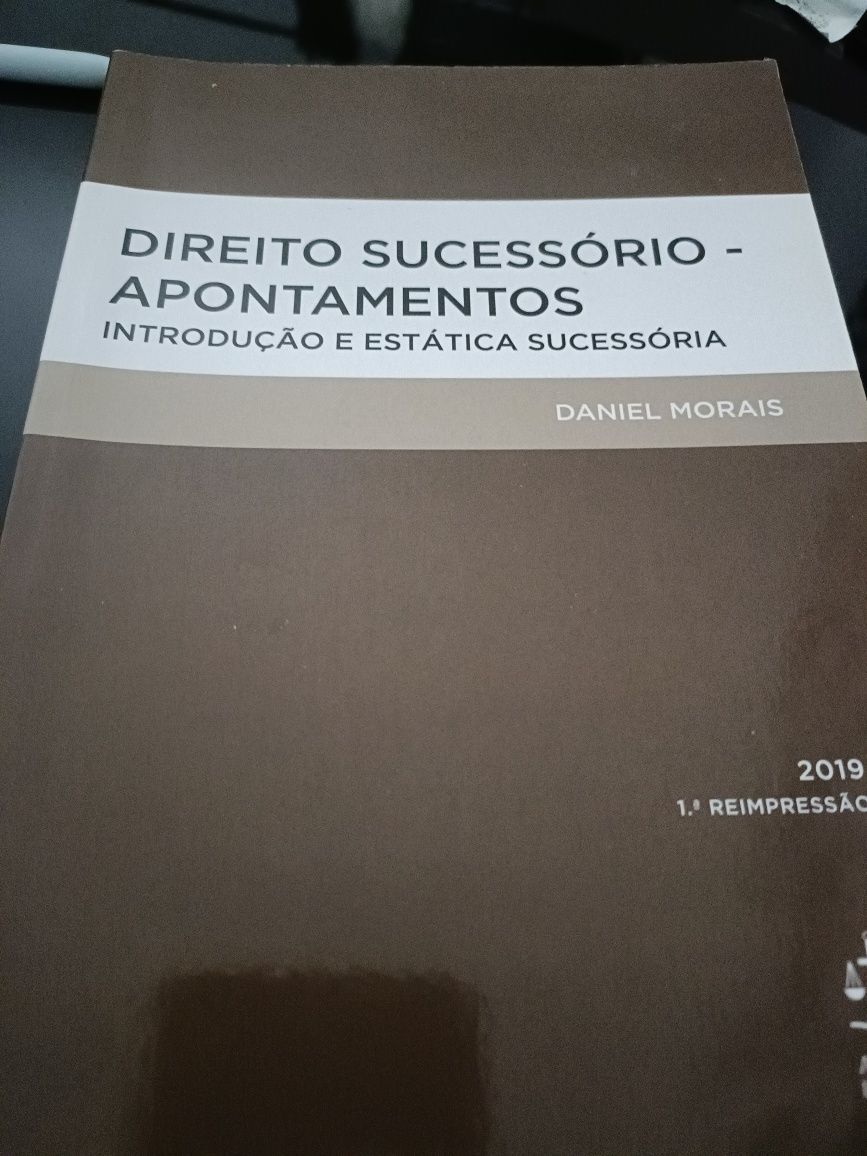 Livro direito sucessório apontamentos Daniel Morais