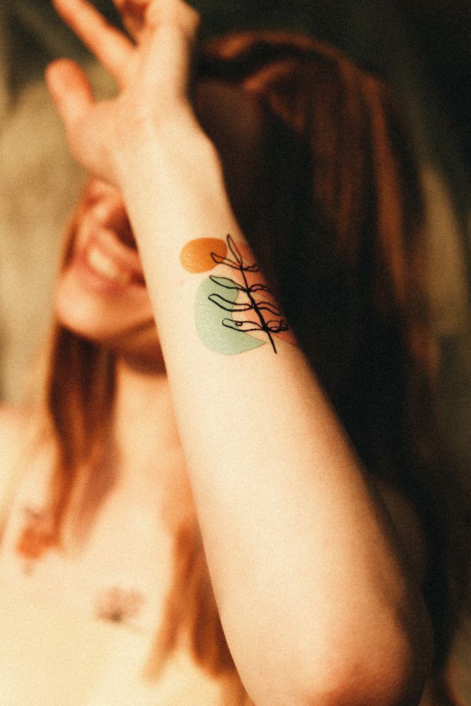 Тимчасові тату татуювання Abstract боді наклейки наліпки арт набір