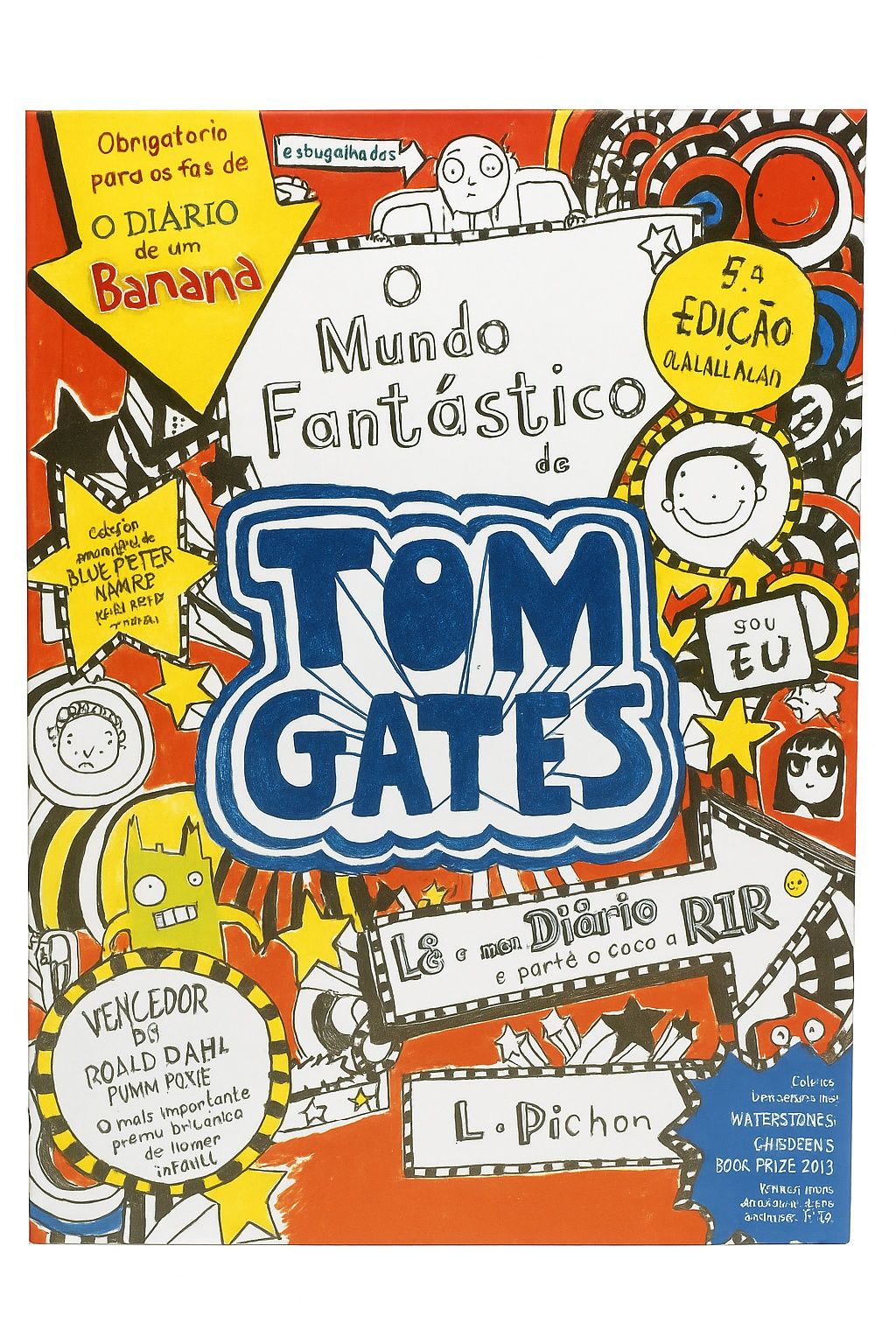 Livro "O mundo fantástico de Tom Gates"