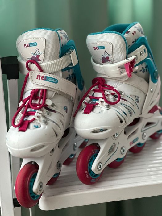 Продам роликові ковзани дитячі  ReActoin р.28-31 для дівчинки