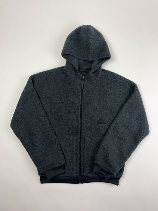 Оригінал! Зіп Худі Adidas Sherpa чорна (S) Нове, з бірками!