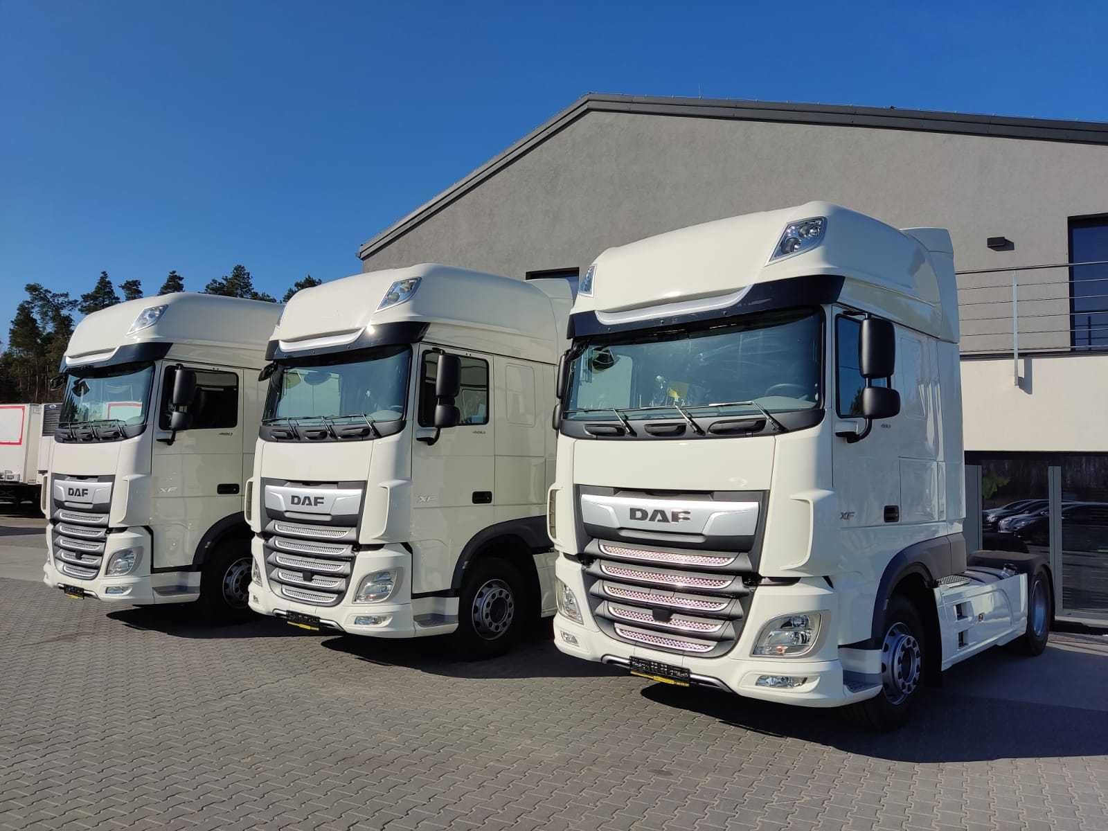 Wynajem ciągników siodłowych DAF XF480.