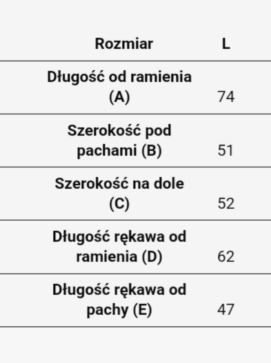 Parka przejściówka