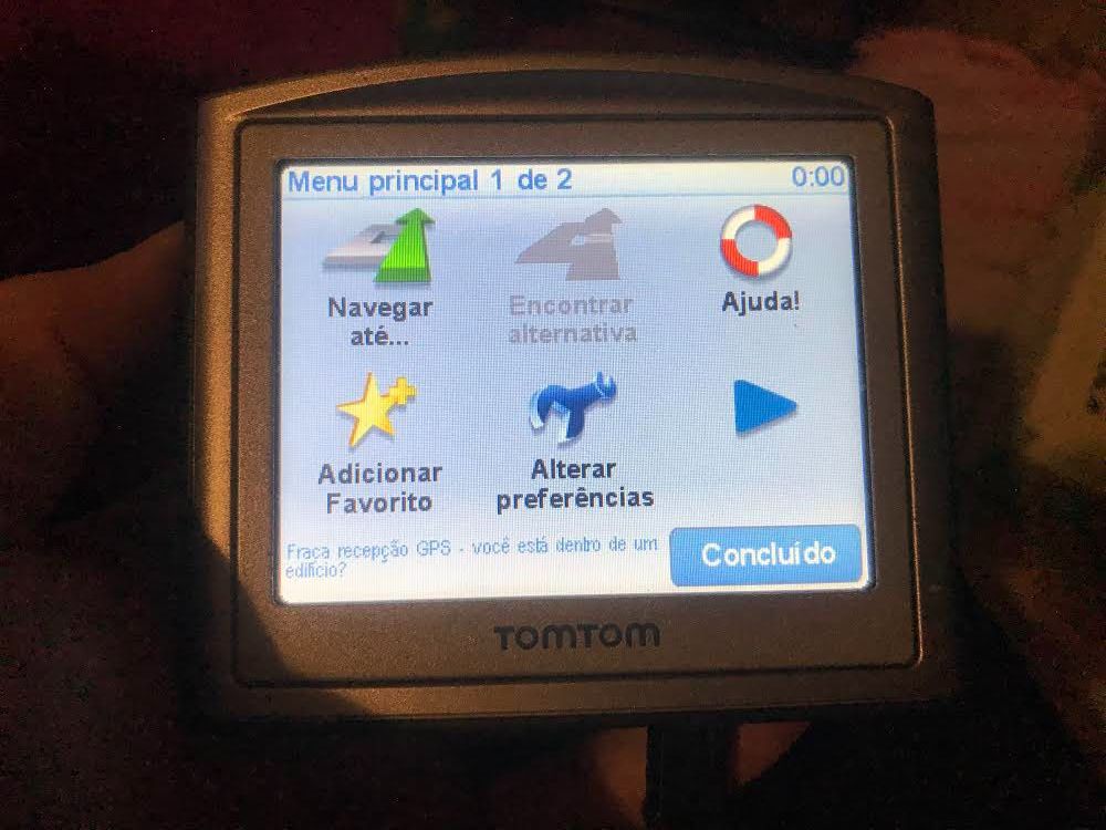 Gps Tomtom one na caixa