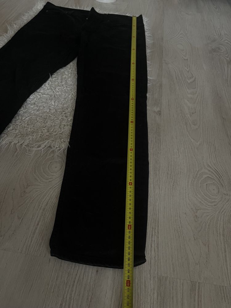 czarne meskie spodnie dressmann.com, rozmiar 42