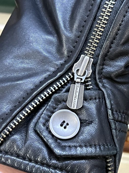 Продам шкіряну зимову куртку Emilio Mazzini Італія р. L/XL